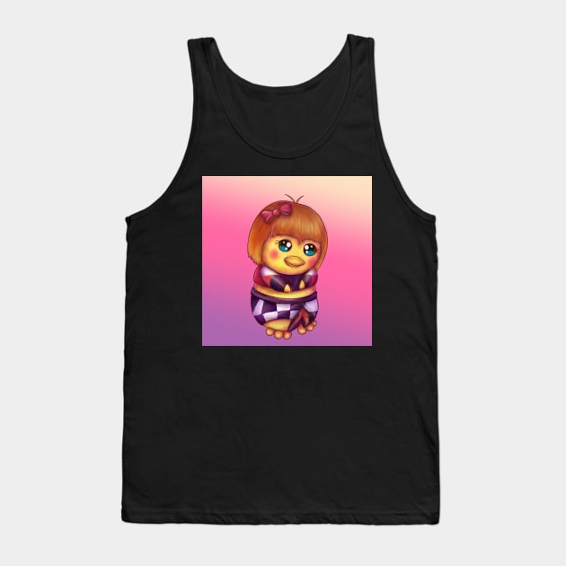 K-Pop Duck Queen Tank Top by CuddlyChimera